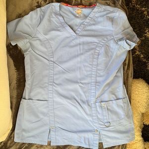 Light blue scrub top!